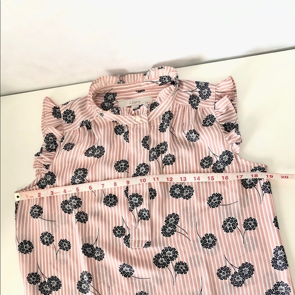 FLORAL STRIPE TOP - Picture 9 of 11